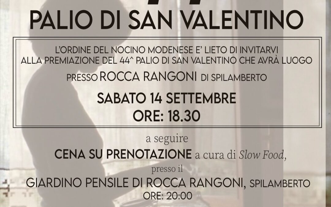 Premiazione del 44° Palio di San Valentino: Un Evento da Non Perdere!